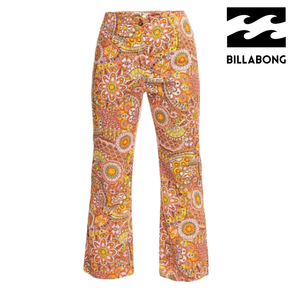 Billabong x Smiley So Trippy Linen Pants Size 27